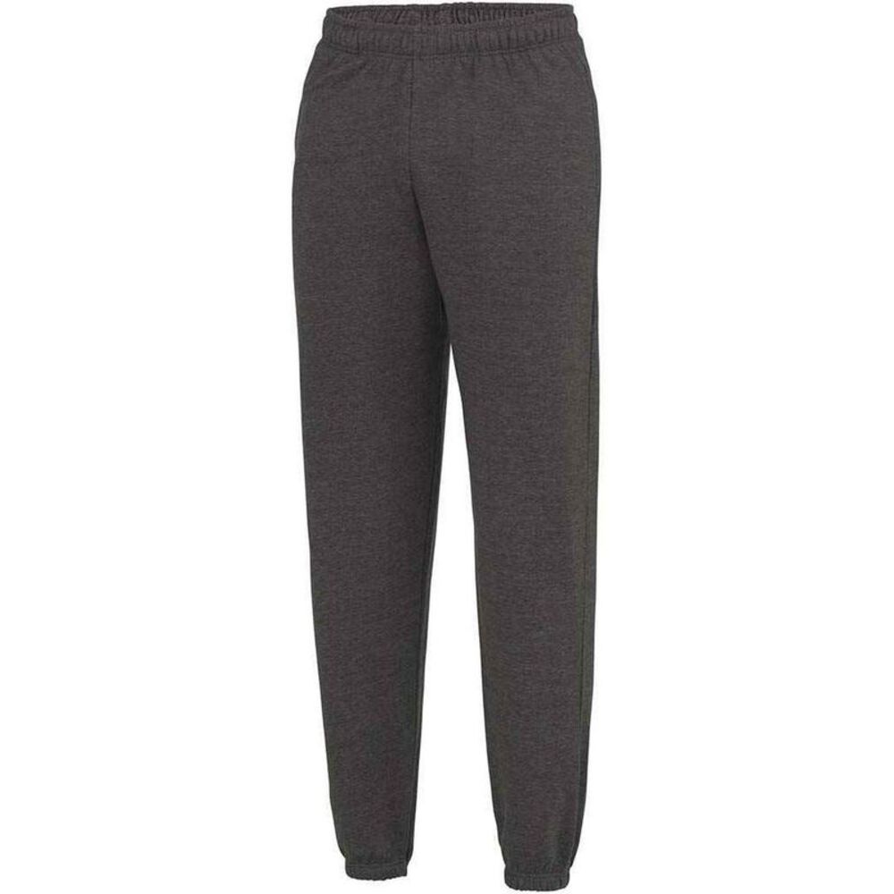 Awdis Mens College Cuffed Ankle Jogging Bottoms / Charcoal